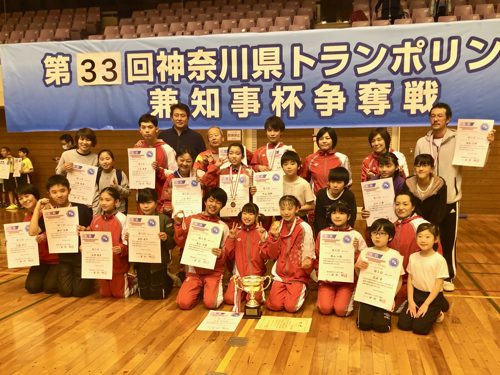 第33回神奈川県トランポリン大会 (神奈川県知事杯争奪戦)